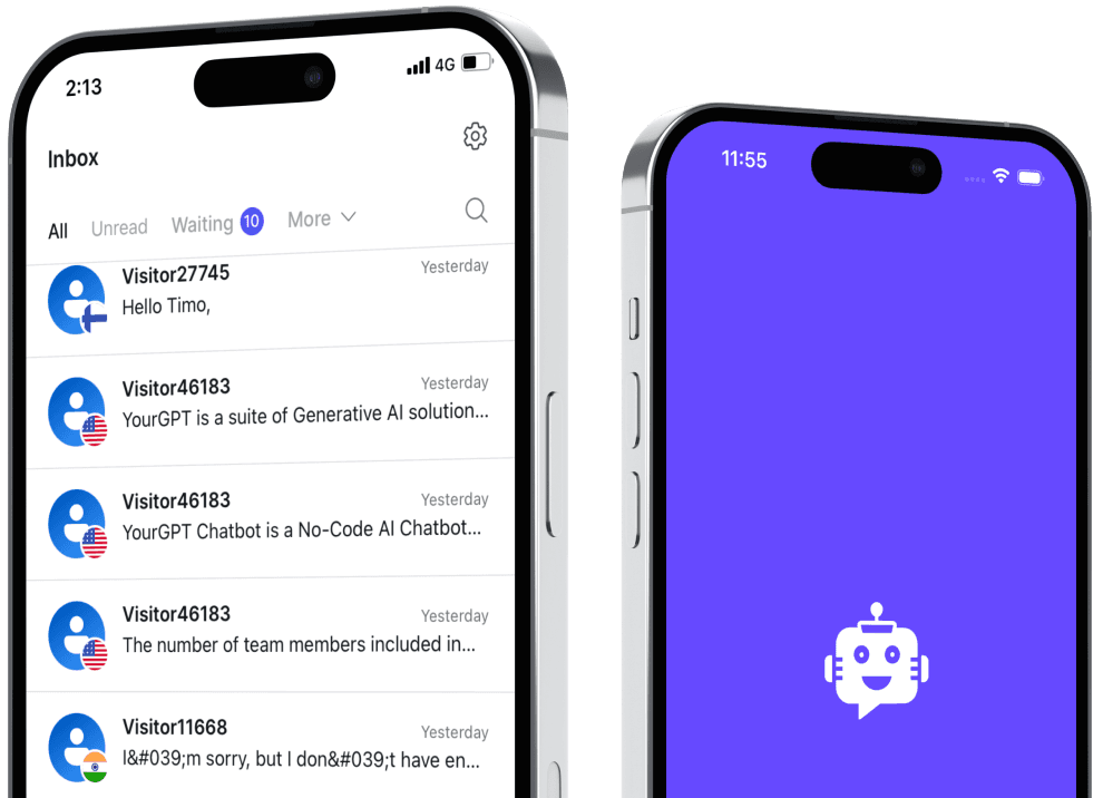 Stay Connected with YourGPT Mobile App
