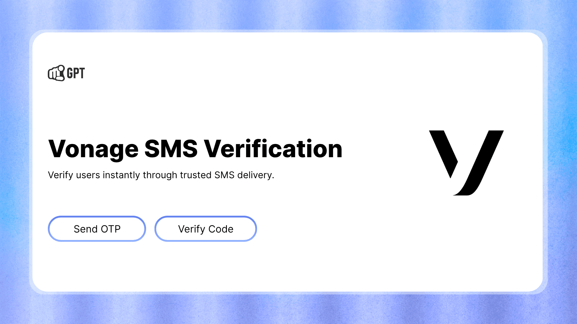 Vonage SMS Verification