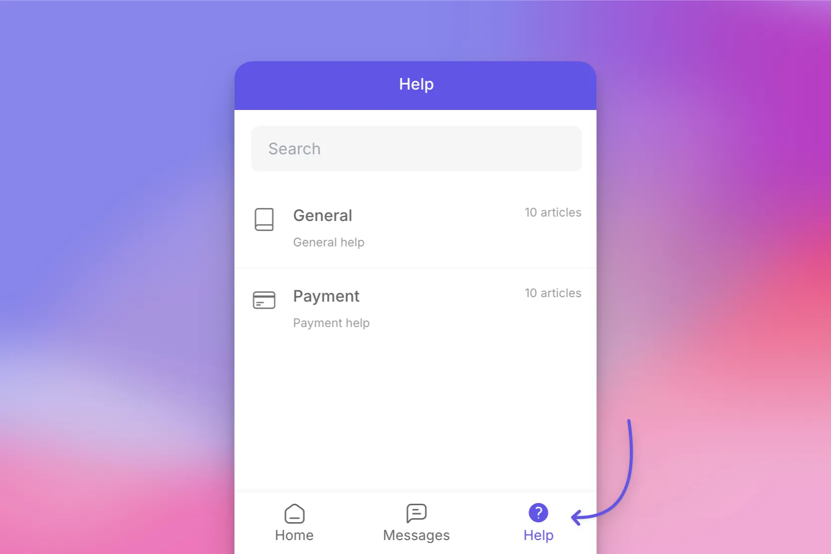 Quick Widget Access