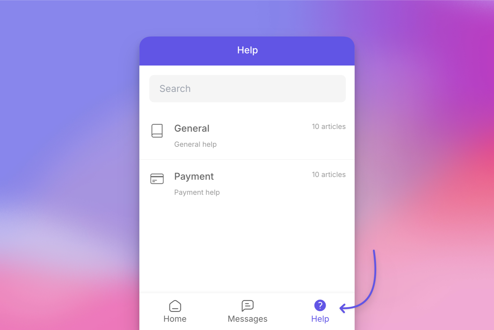 Quick Widget Access