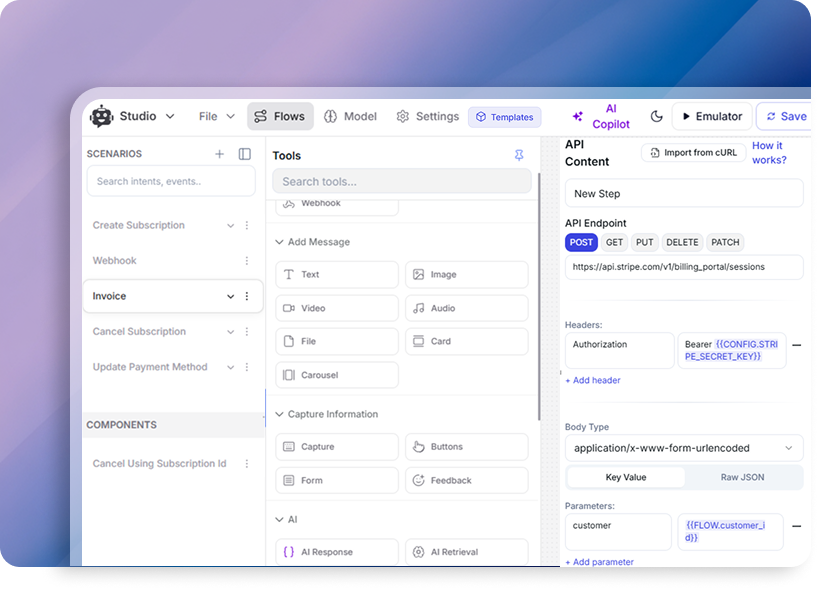 Customize Workflows in AI Studio