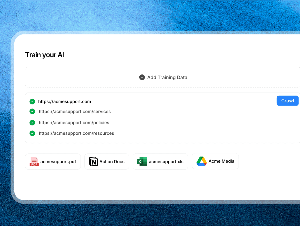 Train on Your Unique Data: