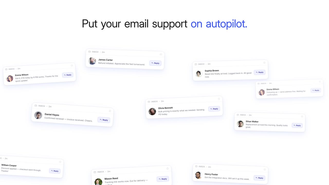 YourGPT × Email AI Support Demo